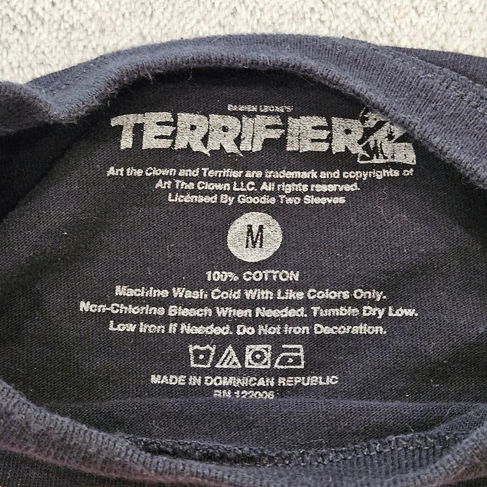 Terrifier 2 Art the Clown Arts Greatest Kills Tour Graphic T-Shirt Black Mens‎ M - Picture 5 of 7
